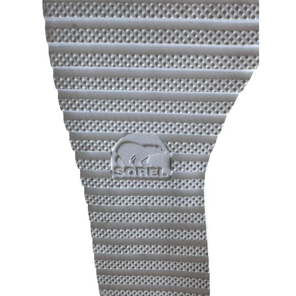 Sorel Ella Cross Strap Sandal Gray Taupe Slip-On, Women's Size 8.5 - Picture 7 of 9